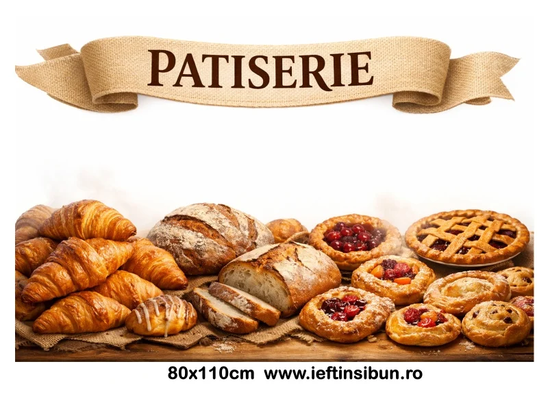 Banner Personalizat Patiserie