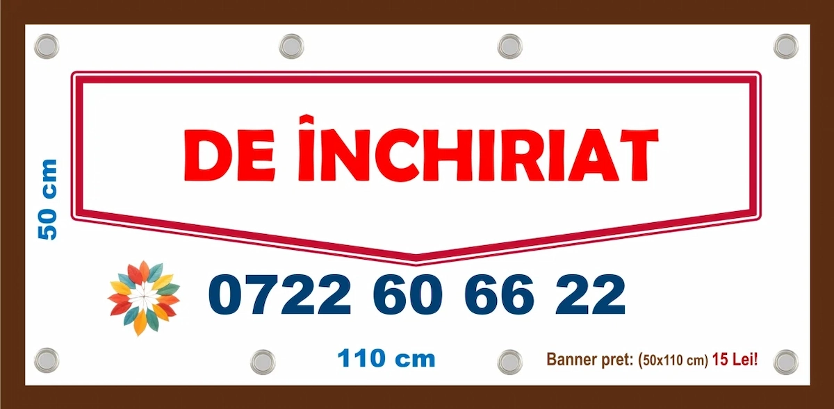Banner Personalizat De Închiriat