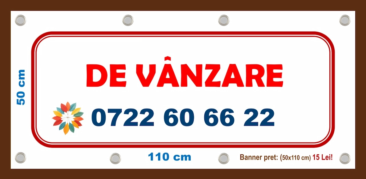 Banner Personalizat De Vânzare